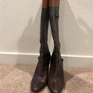 Cole Haan Dark Brown Over the Knee Boots